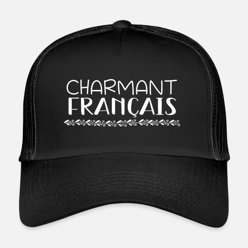Charmant français Casquette trucker 