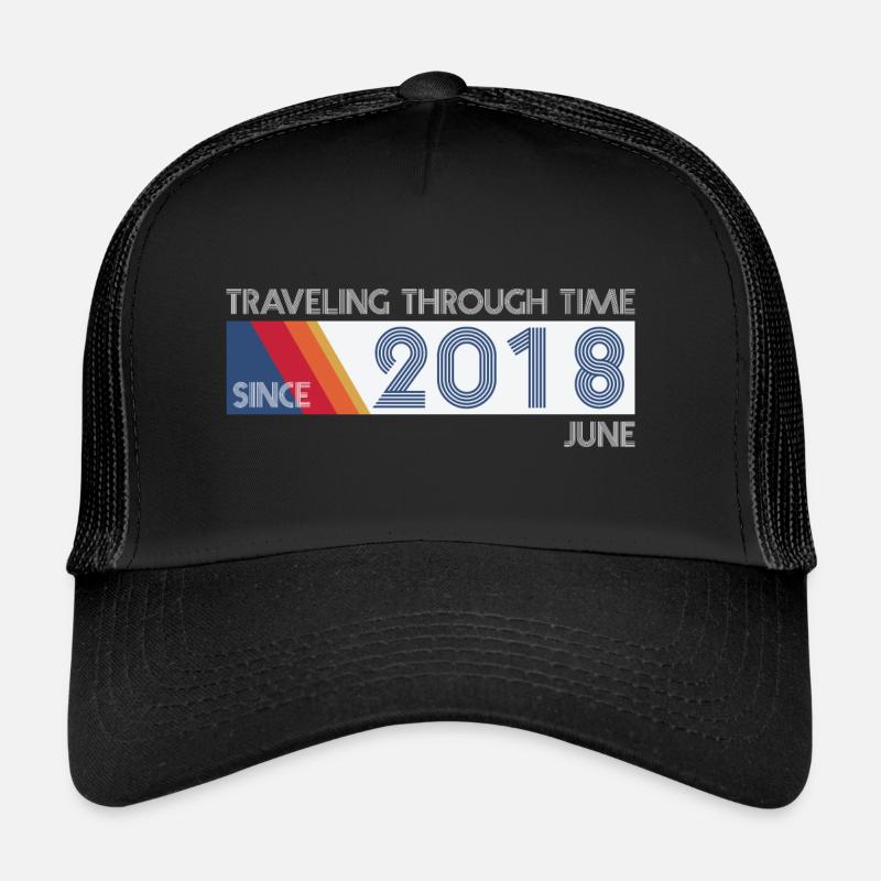 Funny Zeitreise Geburtstags Design Juni 2018 Trucker Cap