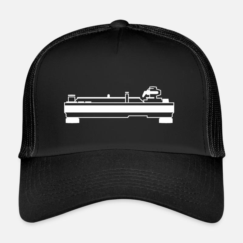 Turntable True Graphic Print Trucker Cap