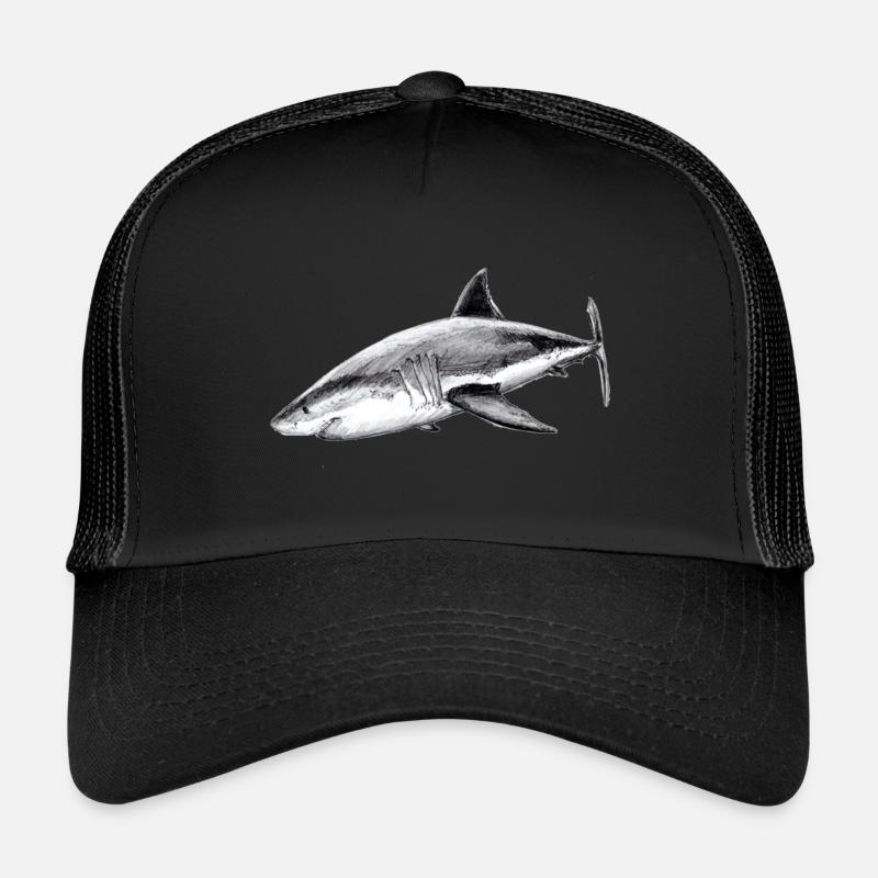 Great white shark Trucker Cap