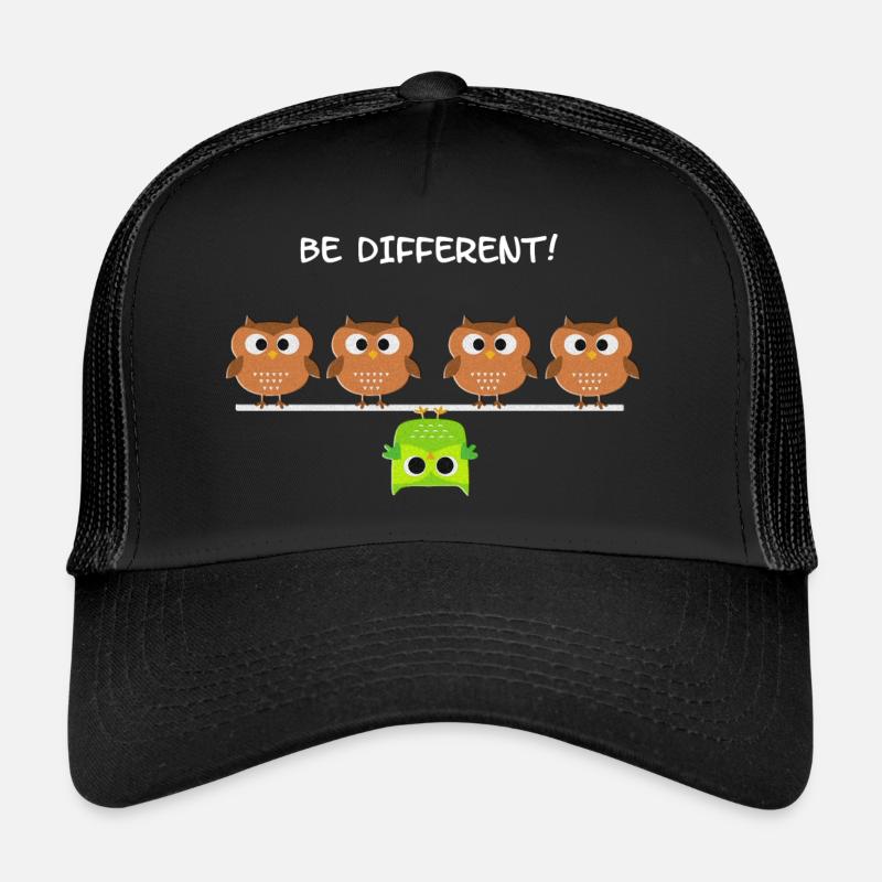 Be Different! - Be different! - Trucker Cap - black/black