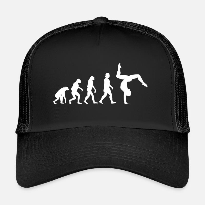 Handstand Evolution - Trucker Cap - Schwarz/Schwarz