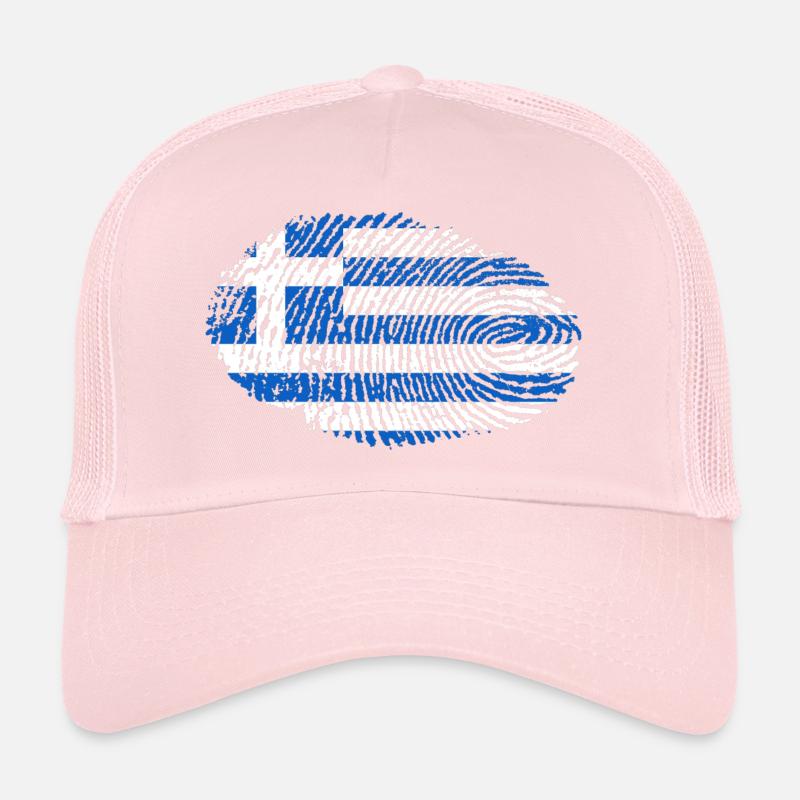 Drapeau grec Casquette trucker 