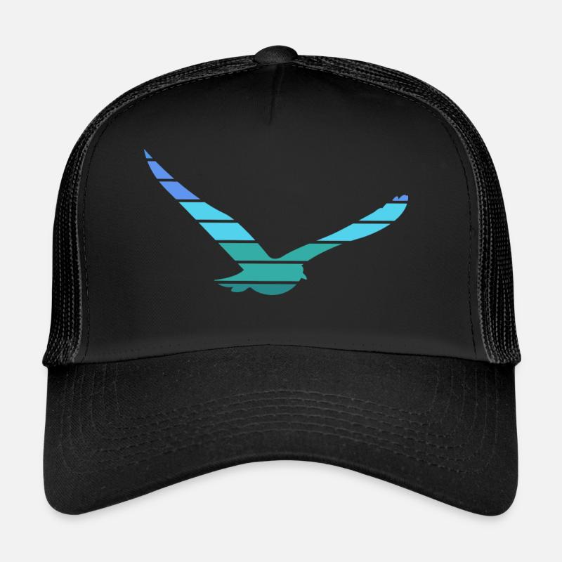 Seagull aime le capitaine de mer moin moin enfant côtier Casquette trucker 