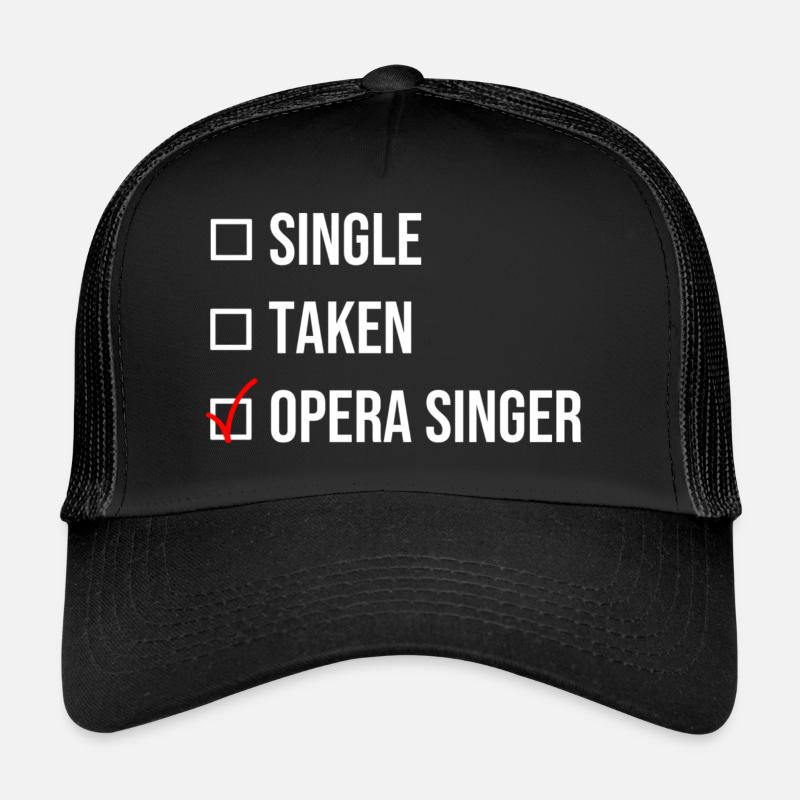 Single Taken Opera singer white singing singer Trucker Cap