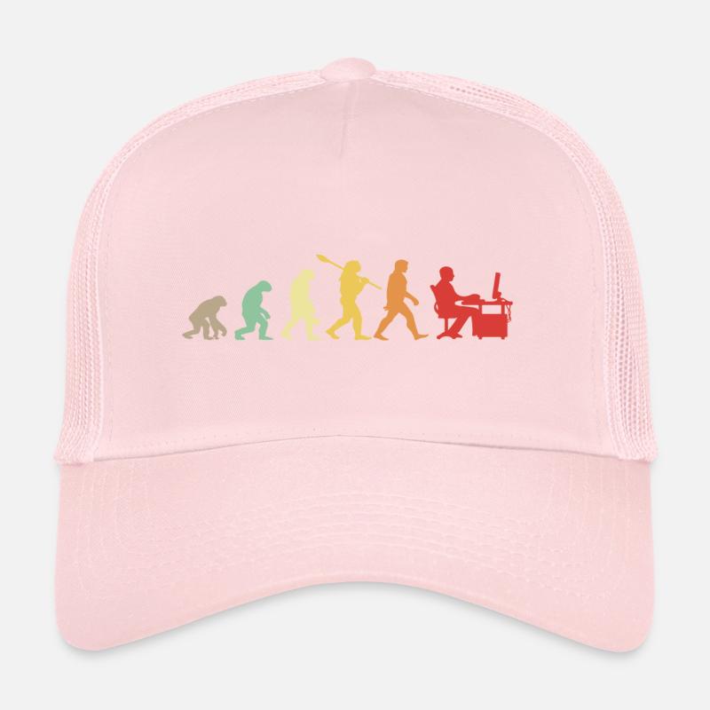 Évolution Darwin pour les Geeks 💻 Casquette trucker 