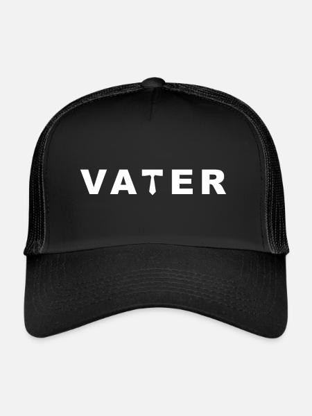 Vater - Trucker Cap - Schwarz/Schwarz