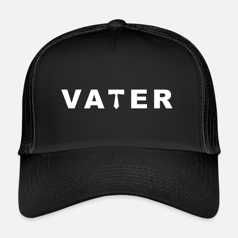 Vater - Trucker Cap - Schwarz/Schwarz