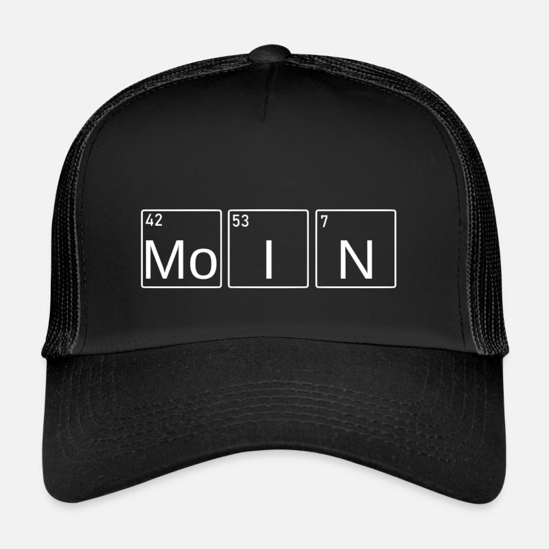Moin - Elemente des Nordens white Trucker Cap