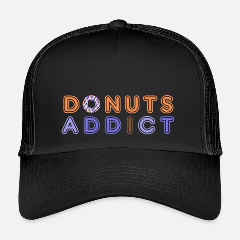 Donuts addict purple choco Casquette trucker 