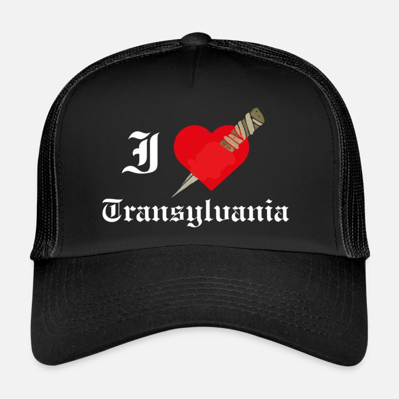 Ich liebe Siebenbürgen - Trucker Cap - Schwarz/Schwarz
