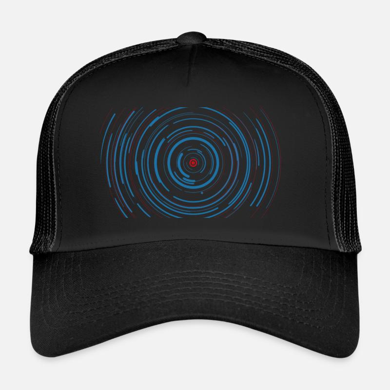 Schallplatte - Trucker Cap - Schwarz/Schwarz