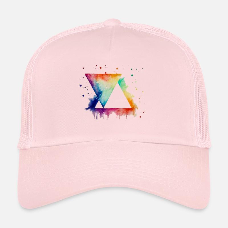Dreiecke in bunten Farben Trucker Cap