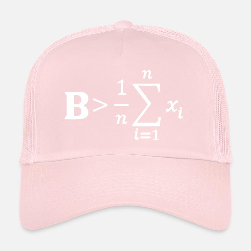 Be Greater Than Average Funny Math Teacher Nerd T- Trucker Cap