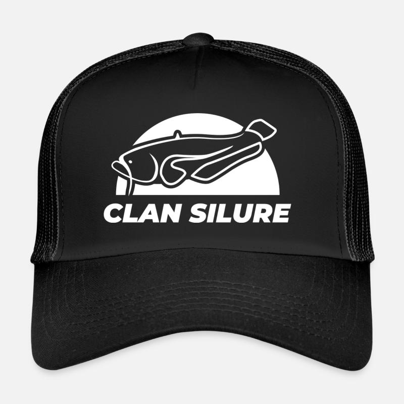 Clan Silure Wear - Design moderne blanc Casquette trucker 