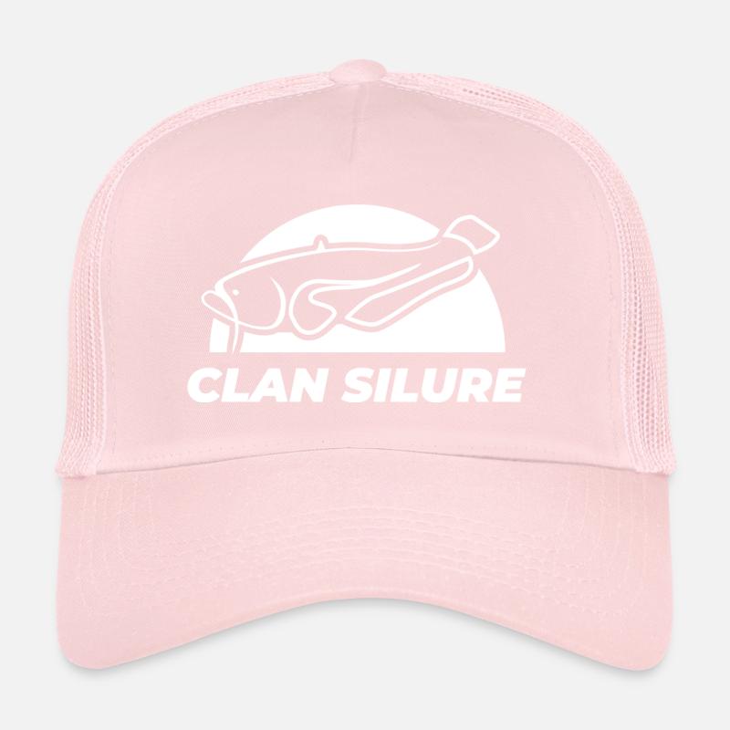 Clan Silure Wear - Design modern white Trucker Cap