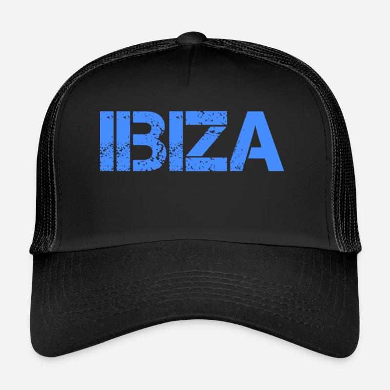 Ibiza - Trucker Cap - Schwarz/Schwarz