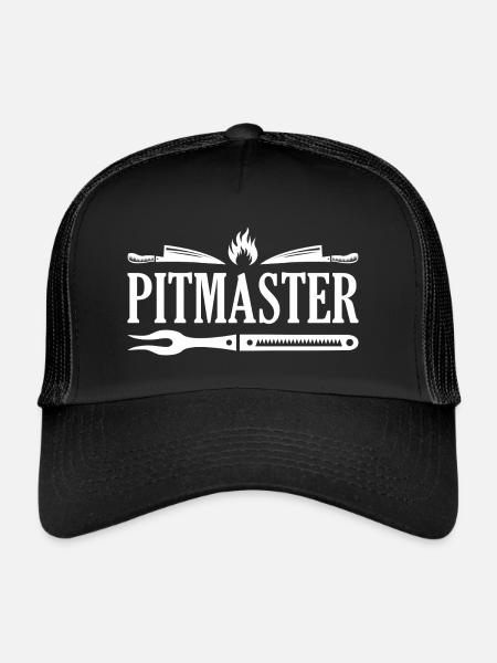 Pitmaster - Trucker Cap - black/black - Front