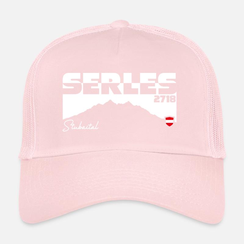 Serles Stubaital 7 Summits Sommet Drapeau d’Autriche Casquette trucker 