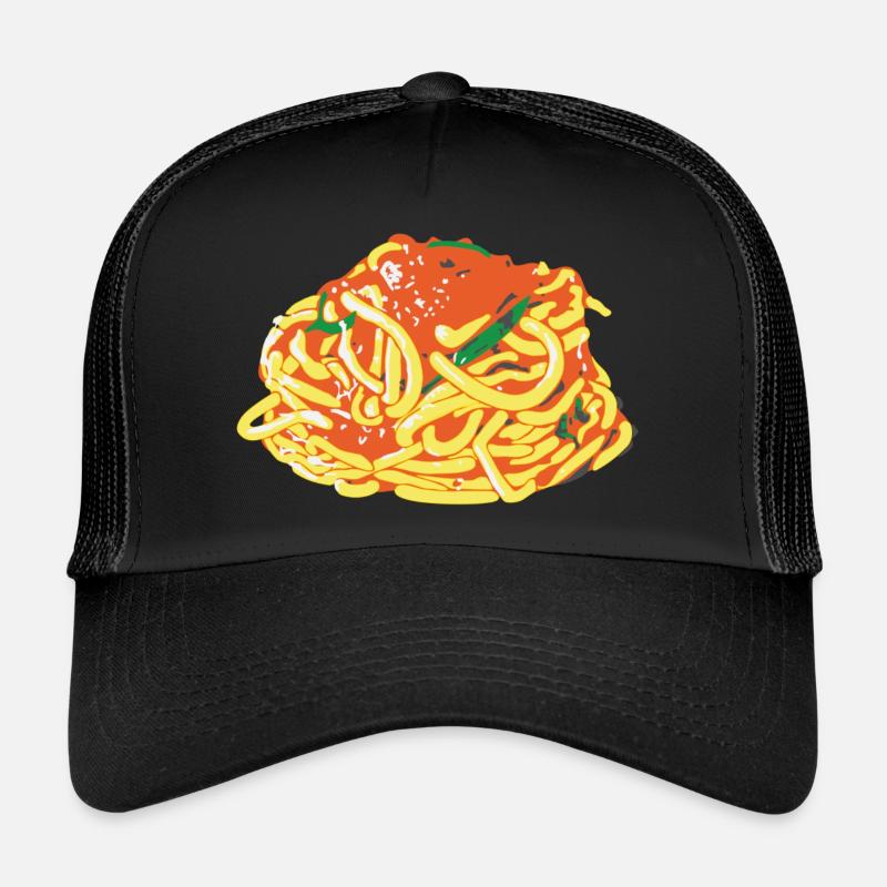 Spagetti - Trucker Cap - Schwarz/Schwarz