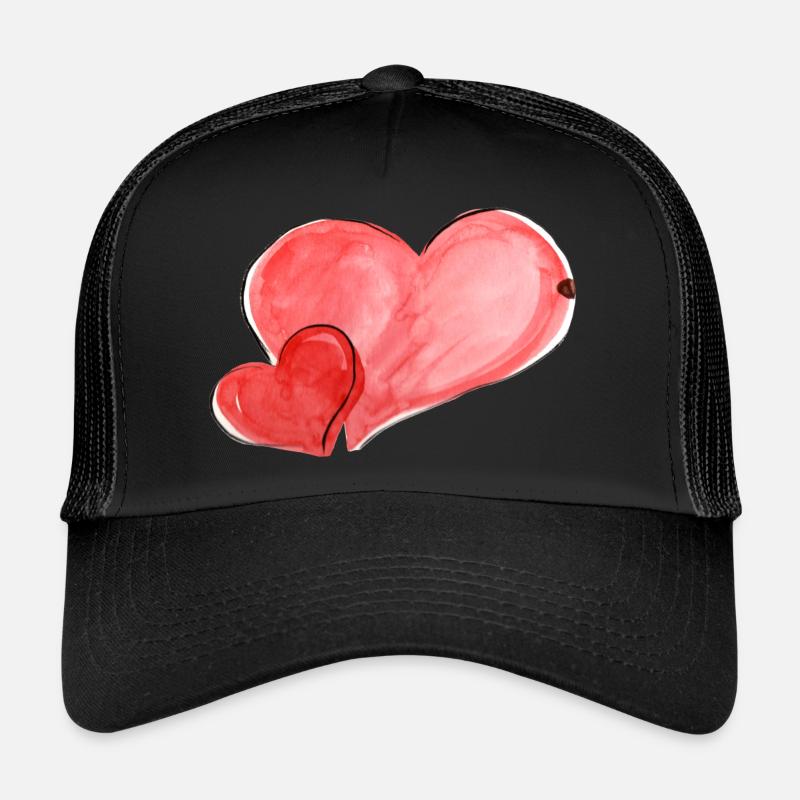 Cœur Casquette trucker 
