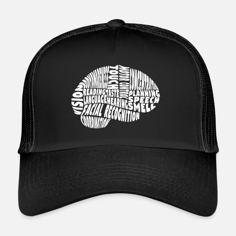 Brain areas functions Trucker Cap