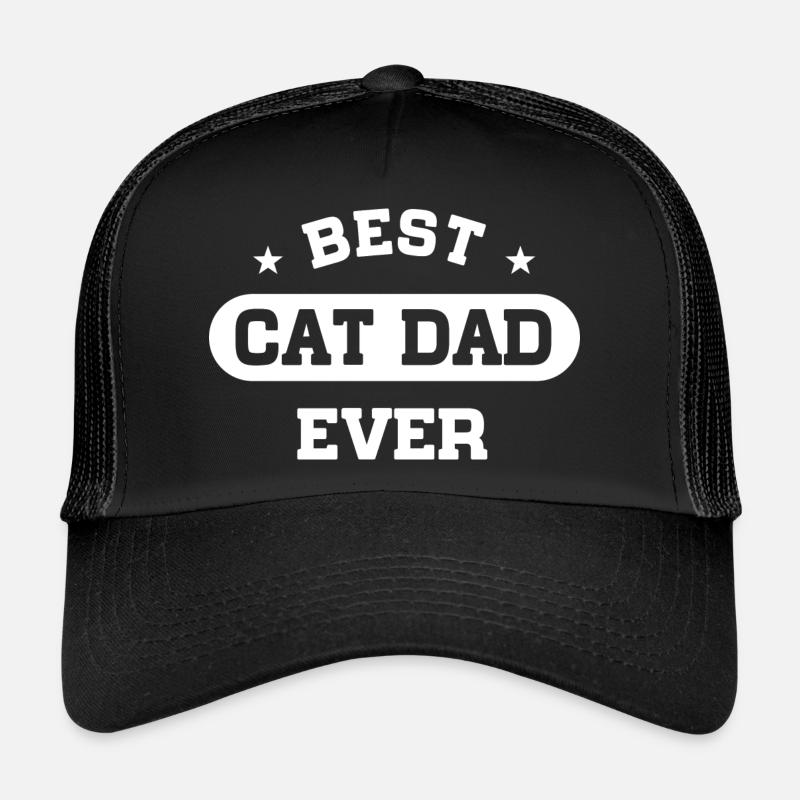 Best Cat Dad Ever Trucker Cap