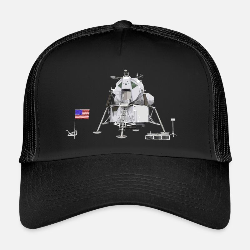 Module lunaire sur la lune Casquette trucker 