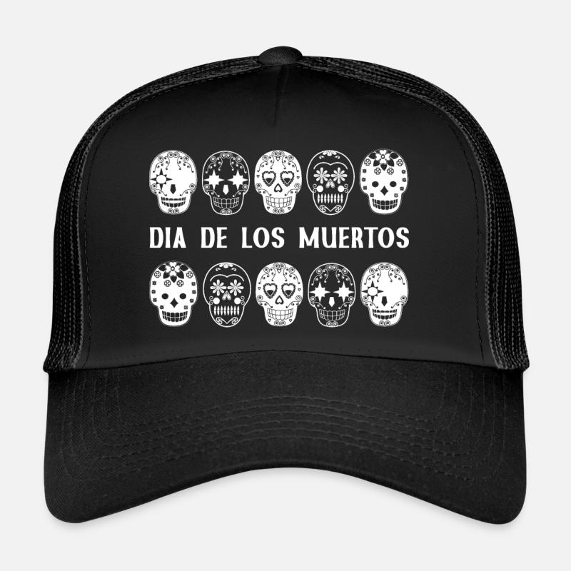 mexican skull Trucker Cap