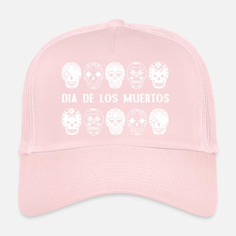 mexican skull Trucker Cap