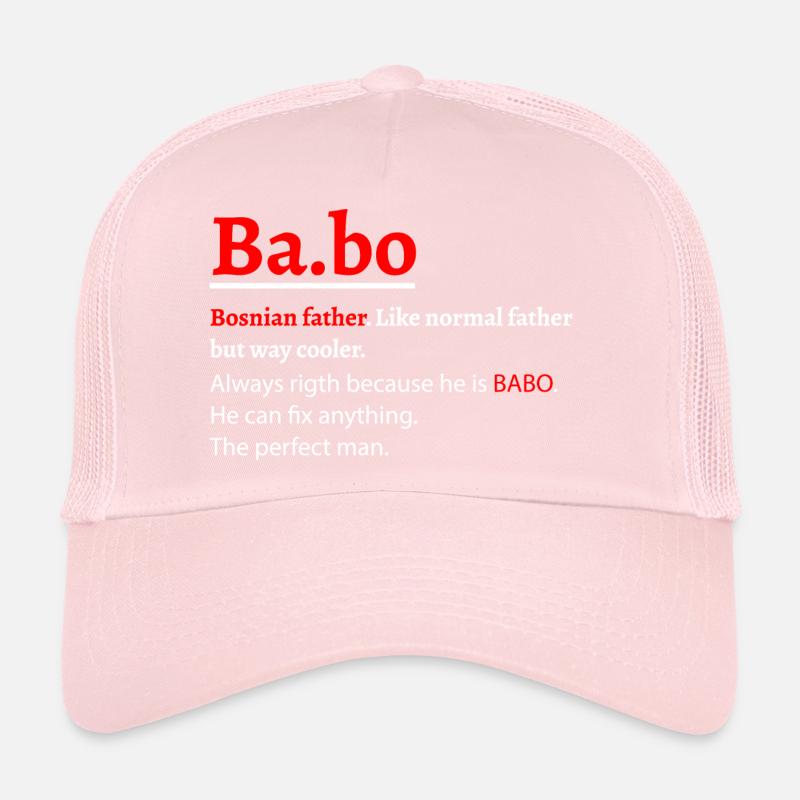 Babo bosnian BytheManzanitas Trucker Cap