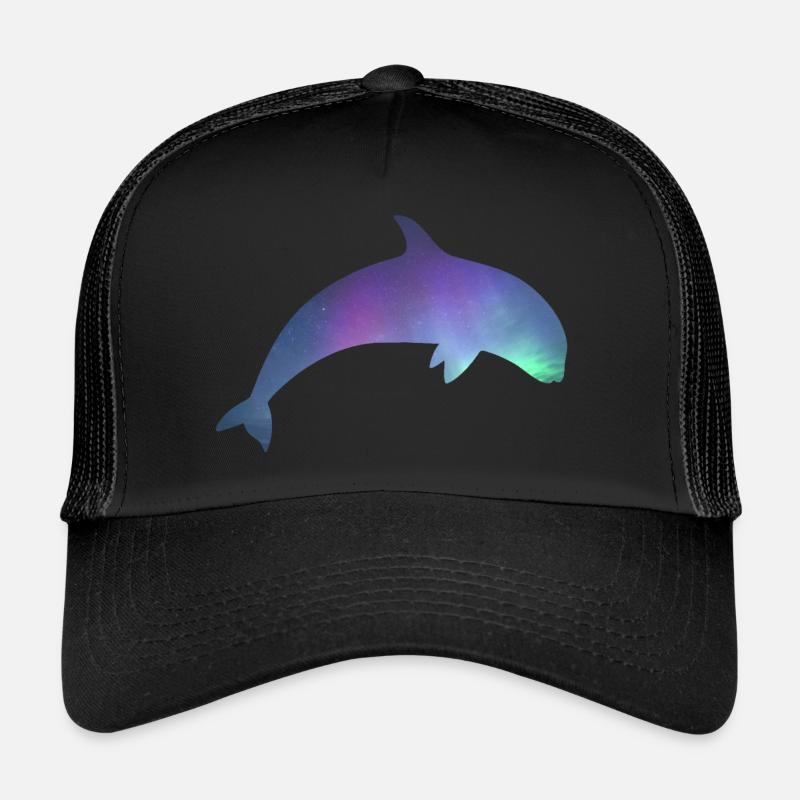 Orca/Killerwal mit Nordlichtern Trucker Cap