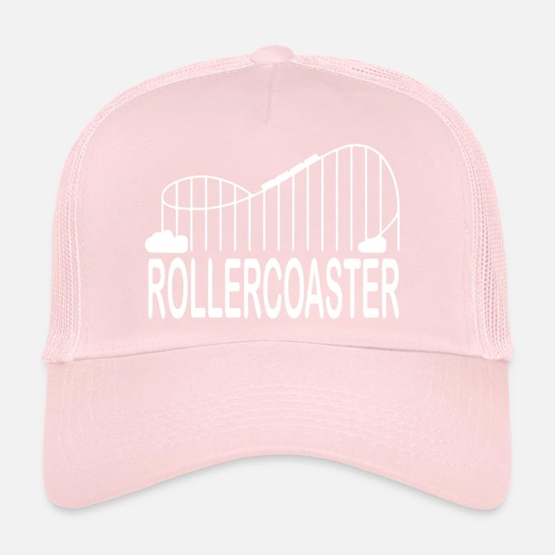Rollercoaster Roller Coaster Trucker Cap