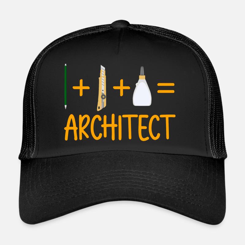 Architect - Trucker Cap - black/black