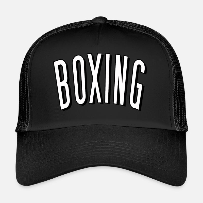 box boxing boxer mma fight kick punch sparring cap Trucker Cap