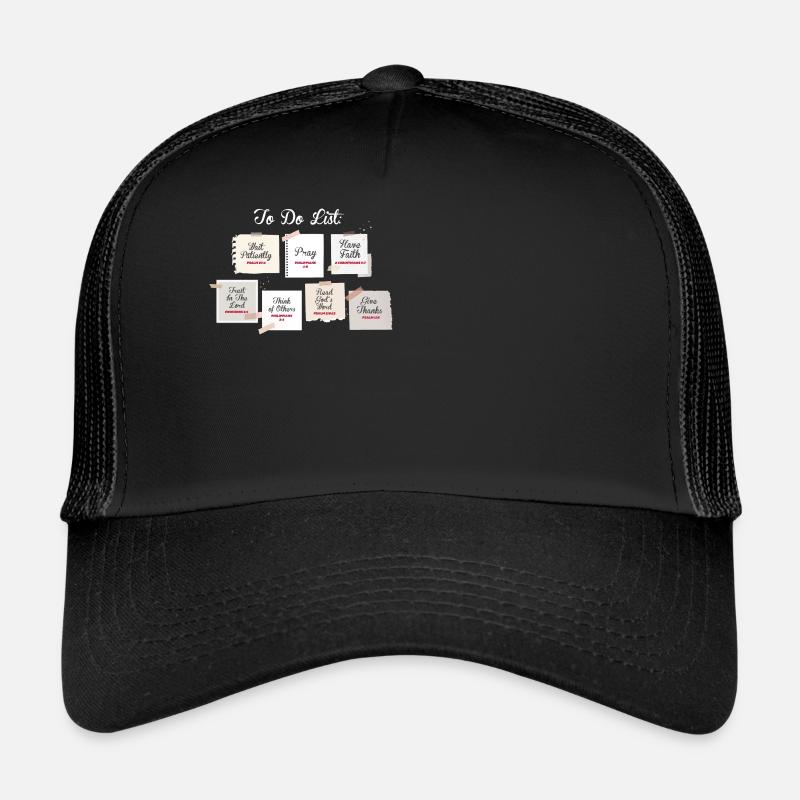 Christliche To Do Liste Trucker Cap