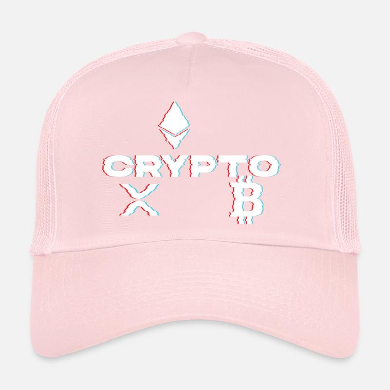 Crypto Glitch Trucker Cap