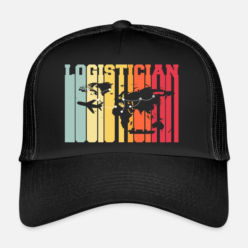 Silhouettes logistiques logisticiennes Casquette trucker 