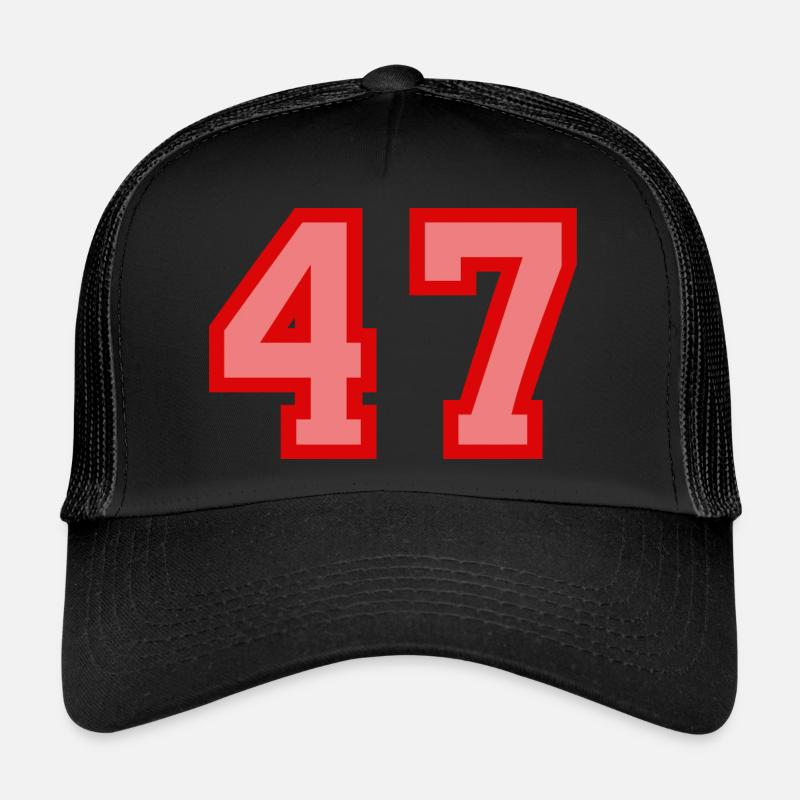 Cool Retro Retrostyle Numéro de maillot numéro de dos Casquette trucker 