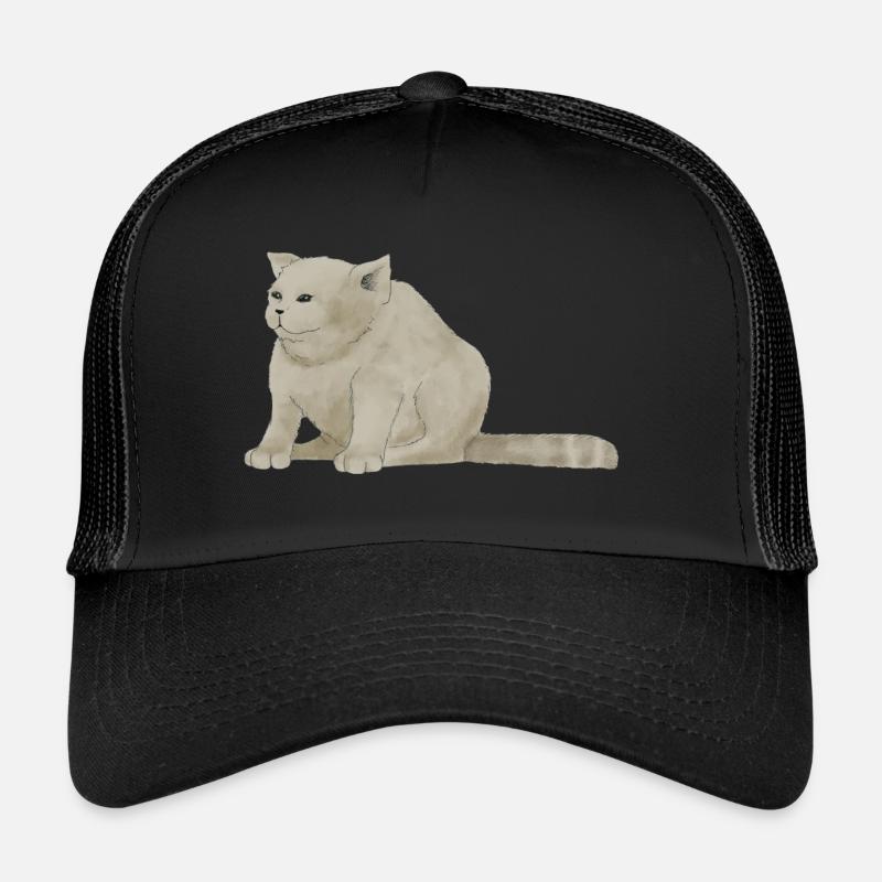 Gros chat gâté Casquette trucker 