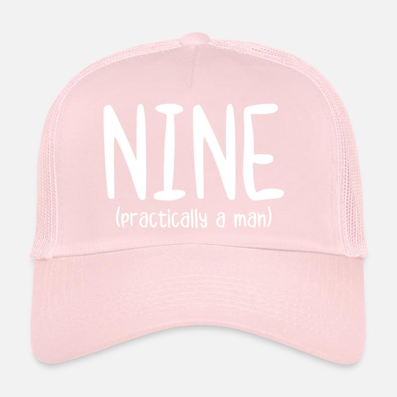 Nine Practically a Man Trucker Cap