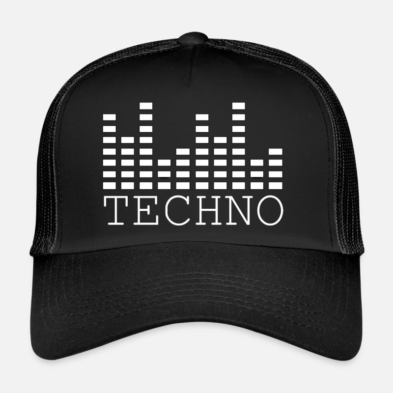 Techno music Trucker Cap