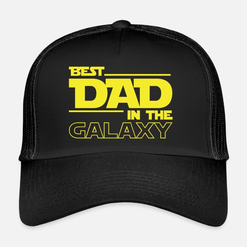 BEST DAD IN THE GALAXY - Trucker Cap - black/black