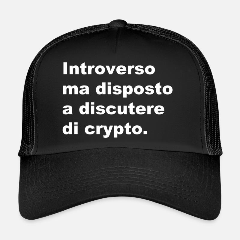 Introvertiert, aber bereit, über Crypto zu sprechen Trucker Cap