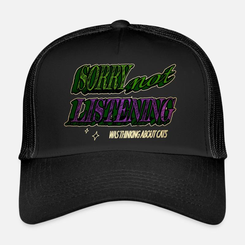 I Love Cats Statement Trucker Cap