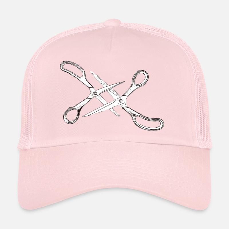 Two scissors Trucker Cap