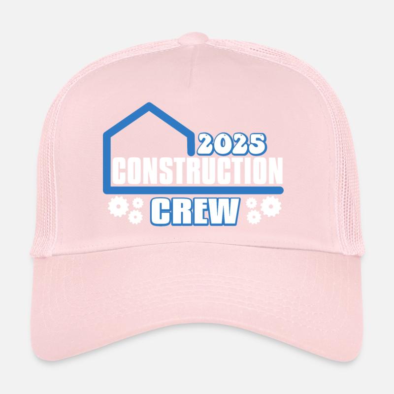 Équipe de construction de maison 2025 Casquette trucker 