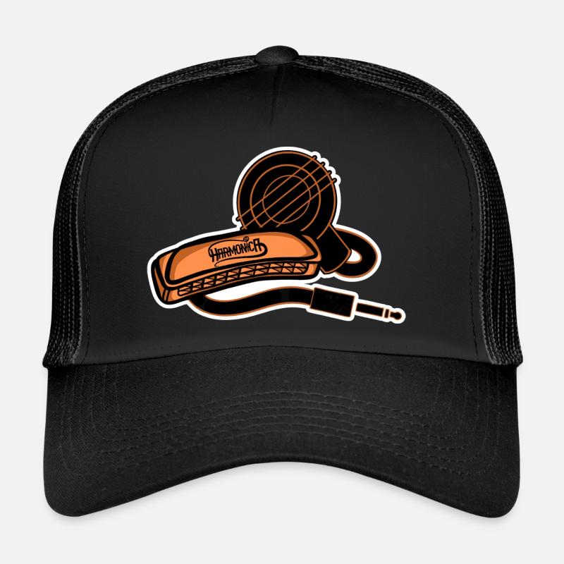Harmonica Style pour harmoniciste Casquette trucker 