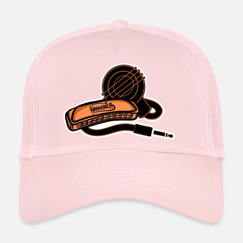 Harmonica Style pour harmoniciste Casquette trucker 