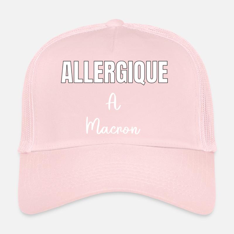 Allergique à Macron Casquette trucker 